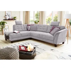 Kopfstütze HOME AFFAIRE "Trondheim", silber, B:50cm H:25cm T:10cm, Luxus-Microfaser (90% Polyester, 10% Polyamid) Struktur fein (100% Polyester) Flachgewebe (100% Polyester) Scheuertouren pro Qualität: Luxus-Microfaser : 30.000; Struktur fein: > 45.000; Flachgewebe: > 80.000 Pilling pro Qualität: Luxus-Microfaser: 4-5; Struktur fein: 4; Flachgewebe: 4-5 , Polsterauflagen