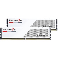 G.Skill Ripjaws S5 weiß DIMM Kit 32GB, DDR5-5200, CL36-36-36-83, on-die ECC (F5-5200J3636C16GX2-RS5W)