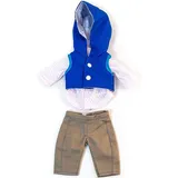 MINILAND BABY Miniland Set Puppenkleidung 32cm Blau