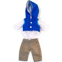 MINILAND BABY Miniland Set Puppenkleidung 32cm Blau