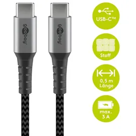 goobay USB-C 0,5 m Grau