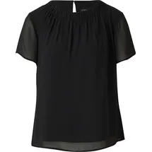 s.Oliver Luftige Chiffon-Bluse mit gesteppter Raffung - 44