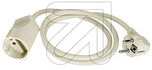 Verlängerung 3x1,5mm2 weiß 1,5m
