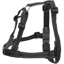 Trixie Lead'n'Walk Hundegeschirr Schwarz M-L