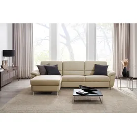 CALIZZA INTERIORS »Onyx L-Form«, Recamiere links oder rechts, wahlweise mit Bettfunktion, Breite 270 cm