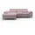 sit&more Ecksofa SIT & MORE "Cabrio L-Form, B: 295 cm, mit Sitztiefen-, Arm- & Kopfteilverstellung", rosa (rose), B:295cm H:87cm T:180cm, 100% Polyester, Sofas, Ecksofa, 2 Nierenkissen, Federkern, optional Bettfunktion und Stauraum