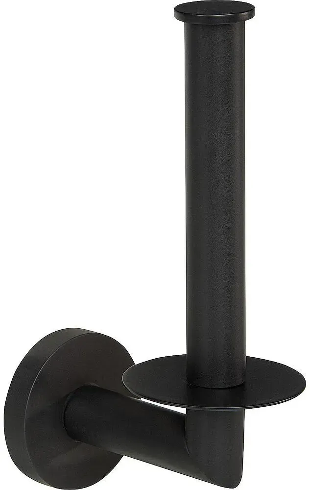 Reservepapierrollenhalter Eldrid nero Messing schwarz senkrecht eckig Evenes