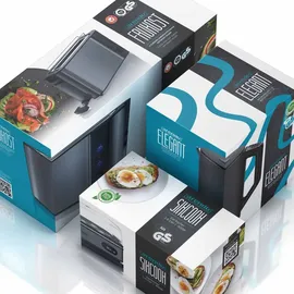 Arendo Frühstücks Set in Grau - Wasserkocher / Langschlitz Toaster / Eierkocher