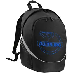multifanshop Rucksack - Duisburg - Meine Fankurve - Druck blau - Tasche