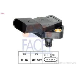 FACET Sensor, Ladedruck Saugrohrdruck Luftdrucksensor, Höhenanpassung Abgasdruck Ladedruck,Sensor, Saugrohrdruck,Luftdrucksensor, Höhenanpassung,Senso