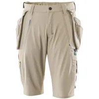 Mascot Shorts mit abnehmbaren Hängetaschen Handwerkershorts Größe C66, hellkhaki
