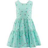 happy girls Sommerkleid HAPPY GIRLS, Mädchen, Gr. 110, N-Gr, ice blau, Web, Obermaterial: 100% Baumwolle. Futter: 100% Baumwolle, bedruckt, Basic knieumspielend, Rundhals, Kleider Sommerkleid, mit breiten Trägern und Smokeinsatz im Rücken