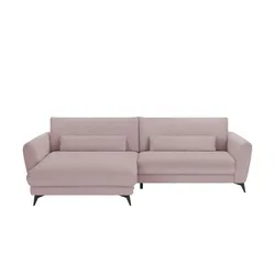 Kollektion Kraft Ecksofa Cordstoff Amina ¦ rosa/pink ¦ Maße (cm): B: 288 H: 81 T: 194