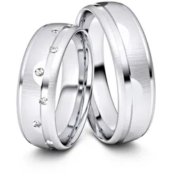 Trauringe Zittau 333er Weiflgold - 7951