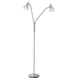 NOWA Stehlampe "DAYTONA", nickel matt, Lampen, 1560lm Output