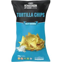 HENDERSON & SONS Salty Natural Tortilla Chips XL Packung 450g