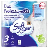 Soft Star Küchenrollen Das Professionelle 3-lagig, 2 Rollen