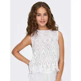 Only Spitzentop ONLTULUM SL EMB TOP Weiß S