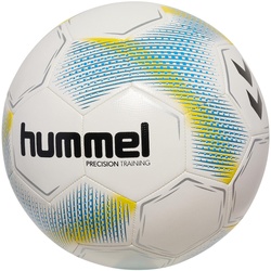 hummel hmlPRECISION Training Fußball 9128 - white/blue/yellow 5