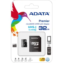 A-Data microSDHC Premier 32 GB Class 10 UHS-I + SD-Adapter