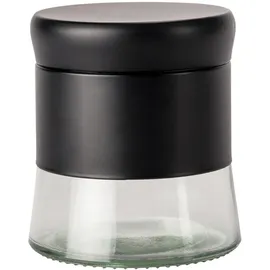 Wenko Boga Gewürzglas 10,5 cm Schwarz unbefüllt