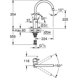 Grohe Concetto chrom 32661003