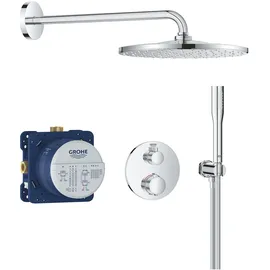 Grohe Precision Thermostat Duschsystem mit Vitalio Rain Mono 310 chrom