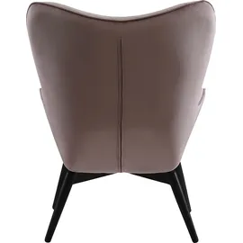 SalesFever Sessel, Höhe: 92 cm, rose/schwarz - rosa