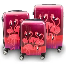 Berwin Flamingo Koffer-Set 3-tlg. / bunt