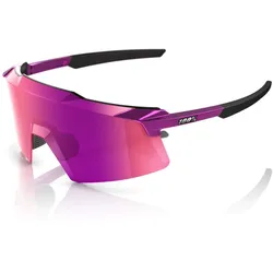100% Aerocraft Rennradbrille - Purple Multilayer Mirror Lens - gloss purple chrome