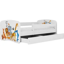 raumhirsch furniture Kinderbett 80 x 180 cm Holzwerkstoff weiß