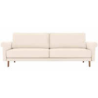 HÜLSTA sofa 2-Sitzer »hs.450«, modern Landhaus, Füße in Nussbaum, Breite 168 cm weiß