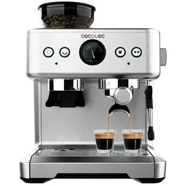 Cecotec Barista Maestro 20 bar schwarz + Kaffeebohnenbehälter und Mühle mit 20 Stufen