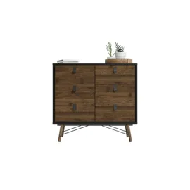 CaliCosy Kommode Ripley 102 x 95 x 40 cm Holzfarben