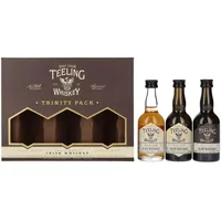 Teeling Whiskey Teeling Single Grain Irish 46% vol 0,05 l + Teeling Small Batch Irish 46% vol 0,05 l + Teeling Single Malt Irish 46% vol 0,05 l Probierpack