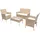 Svita Brooklyn Set 4-tlg. Beige