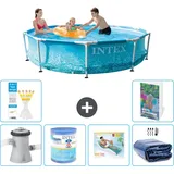 Frame Pool Rund - 305x76 Cm - 7-teilig  S347