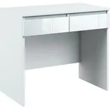 Schreibtisch Bürotisch Computertisch Laptoptisch Büromöbel Bella b3 weiss hochglanz - Weiß