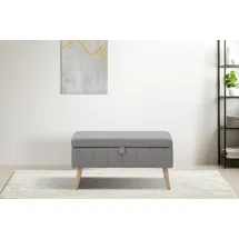 OTTO home Truhenbank AMIRA grau 81 x 36 x 43 cm