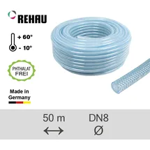 Rehau Raufilam E Gartenschlauch 50 m transparent