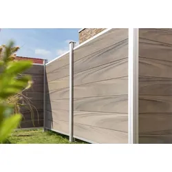 OSMO Multi-Fence Co-Extrusion Grundelement 180x178 cm Silvergrey