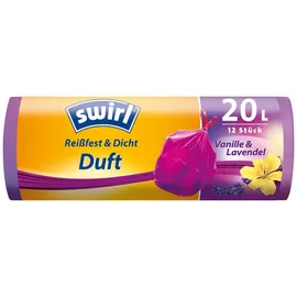 Swirl Müllbeutel lila