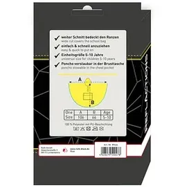 ROTH Regenponcho, gelb/blau, Größe Einheitsgröße 4028279500478 Roth