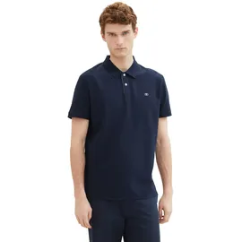 Tom Tailor Herren Poloshirt - Dunkelblau,Weiß - XXL