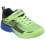 SKECHERS Razor Grip Sneaker, Lime & Black Textile & Trim, 27 EU