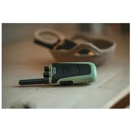 KIDYWOLF Walkie-Talkies mit Taschenlampe grün/orange