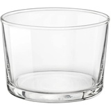 Bormioli Rocco BODEGA - Set aus 12 Bechern aus gehärtetem Glas, Widerstandsfähiges Glas, Leicht, Spülmaschinenfest, Made in Italy, Geschirr, Fassungsvermögen 370 ml, Maße 9 cm x 8,5 cm - Transparent