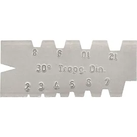 EDE Trapezgewinde-Stahllehre DIN 103 2-12 mm
