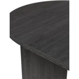 Selsey Ovo – Ausziehbarer Esstisch, rund, 110–190 x 110 cm, Holzoptik Esche Portland