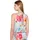 Vera Mont Damen Jumpsuit mit Blumenprint 40, Blue/Rosé - 40W